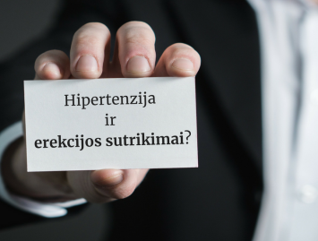 Hipertenzija ir erekcijos sutrikimai: kaip tai susiję?