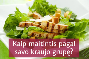 Mityba pagal kraujo grupę