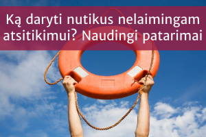 Ką daryti nutikus nelaimingam atsitikimui? Naudingi patarimai