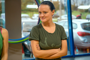 Eglė, zumbos treniruotės lankytoja